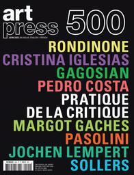 Art press. 500, Juin 2022 | 