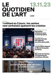 Le Quotidien de l'art. 2710, 13/11/2023 | 