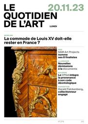Le Quotidien de l'art. 2715, 20/11/2023 | 
