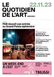 Le Quotidien de l'art. 2717, 22/11/2023 | 